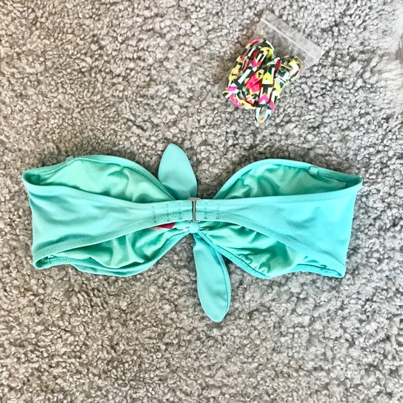 VS strapless-or-not teal bikini top - Picture 5 of 7